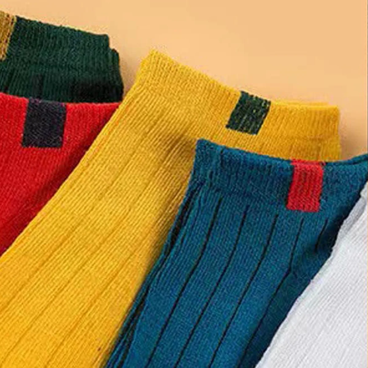 10 Pairs Summer Autumn Breathable  Soft Retro Simple Low Ankle Socks Colorful Versatile Short Socks