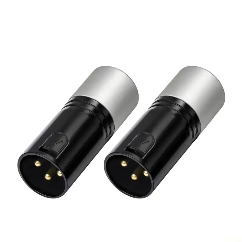 B03F DMX512 Terminators Plug 120Ohm 120Ω 3 Pin 2 Pack for Signal Control