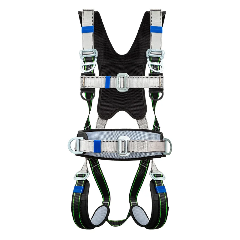

Outdoor Work Climbing Equipment Personal Protection Anti-fall Full Body Five Point Safety Harness
