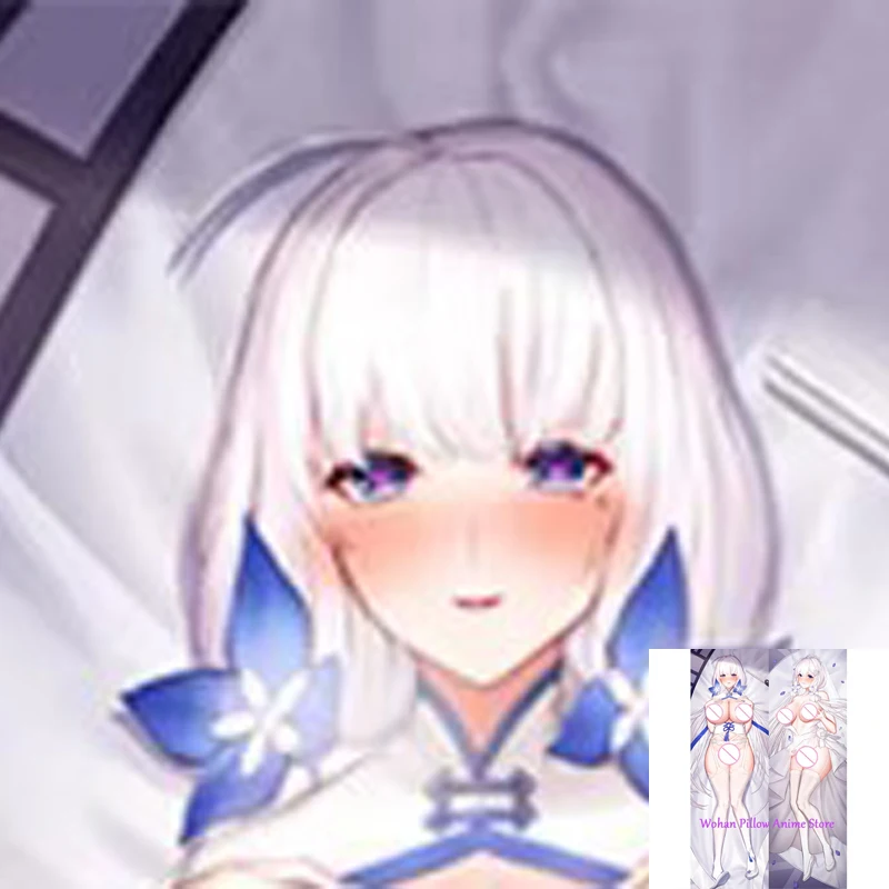 

Dakimakura Anime Pillow Cover Illustrious Double Sided Print Life-size Halloween Christmas Decoration