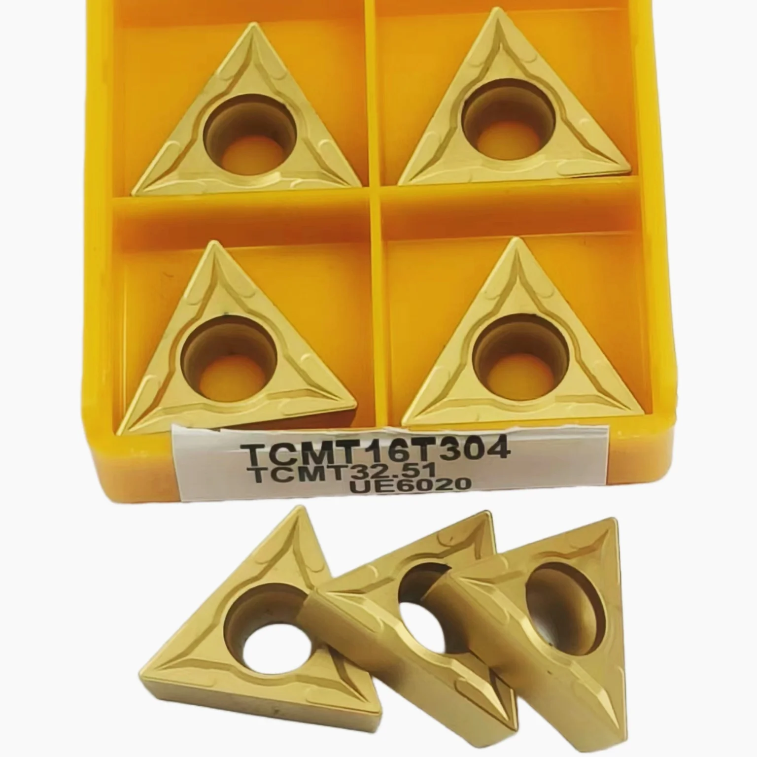 Inserto in metallo duro TCMT16T304 TCMT16T308 VP15TF UE6020 utensile per tornitura di metalli utensili per tornitura interna TCMT16T304 fresa