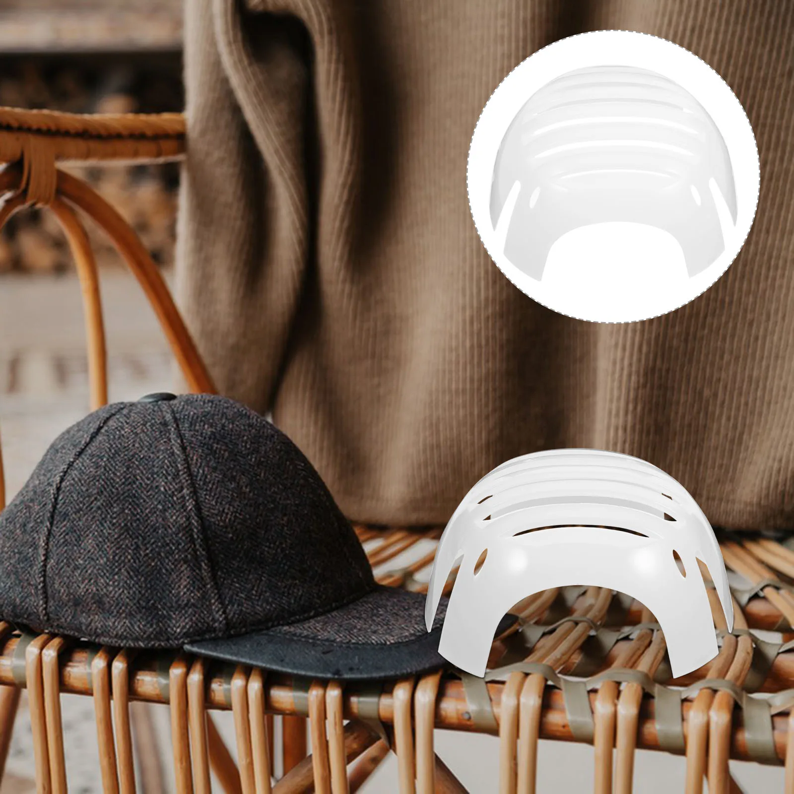

Baseball Cap Lining Lightweight Insert Liner White Cotton Anti-collision Inner Universal PE Material Protective Bump Cap Liners