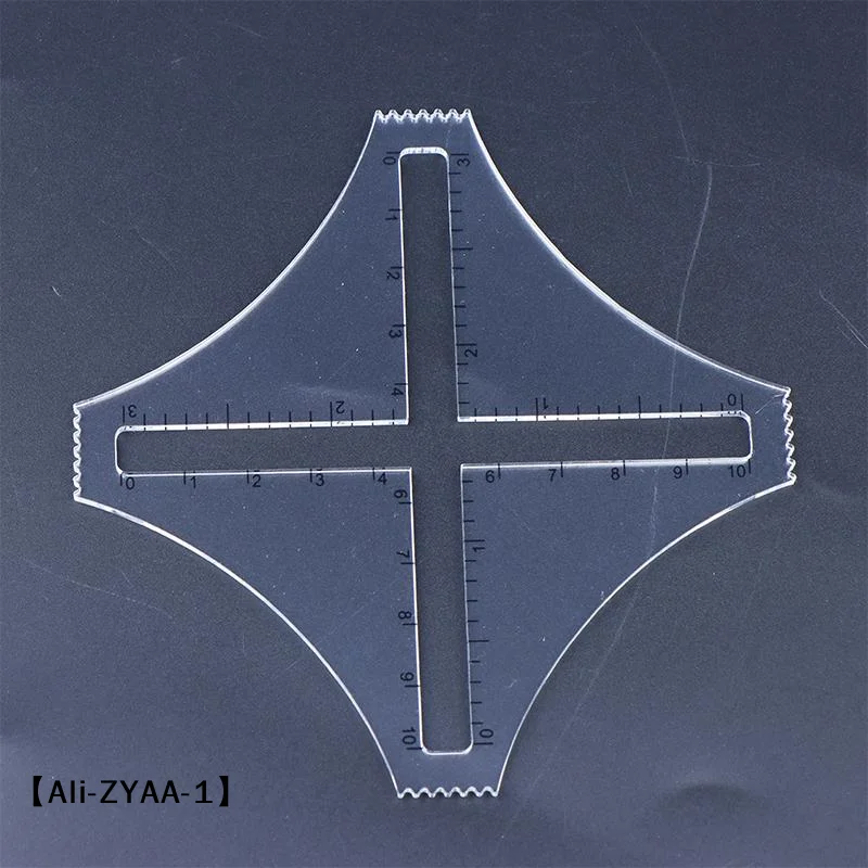 【A】Régua de Densidade de Tricô - Ruler Set Transparent avaliação e preço