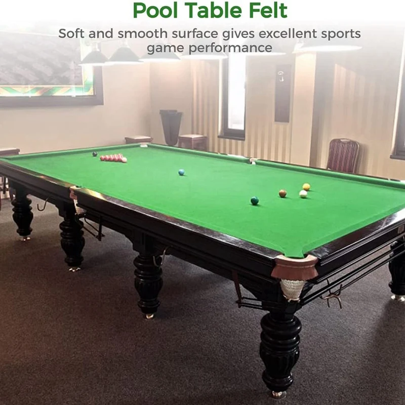 Billiard Cloth 8Ft Pool Table Felt Cloth Billiard Protector With 6 Cloth Strips Used For Clubs,Bars