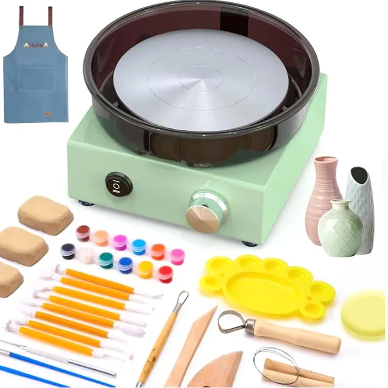 Embryo pulling machine Small household classroom special pottery clay machine Pottery electric wheel