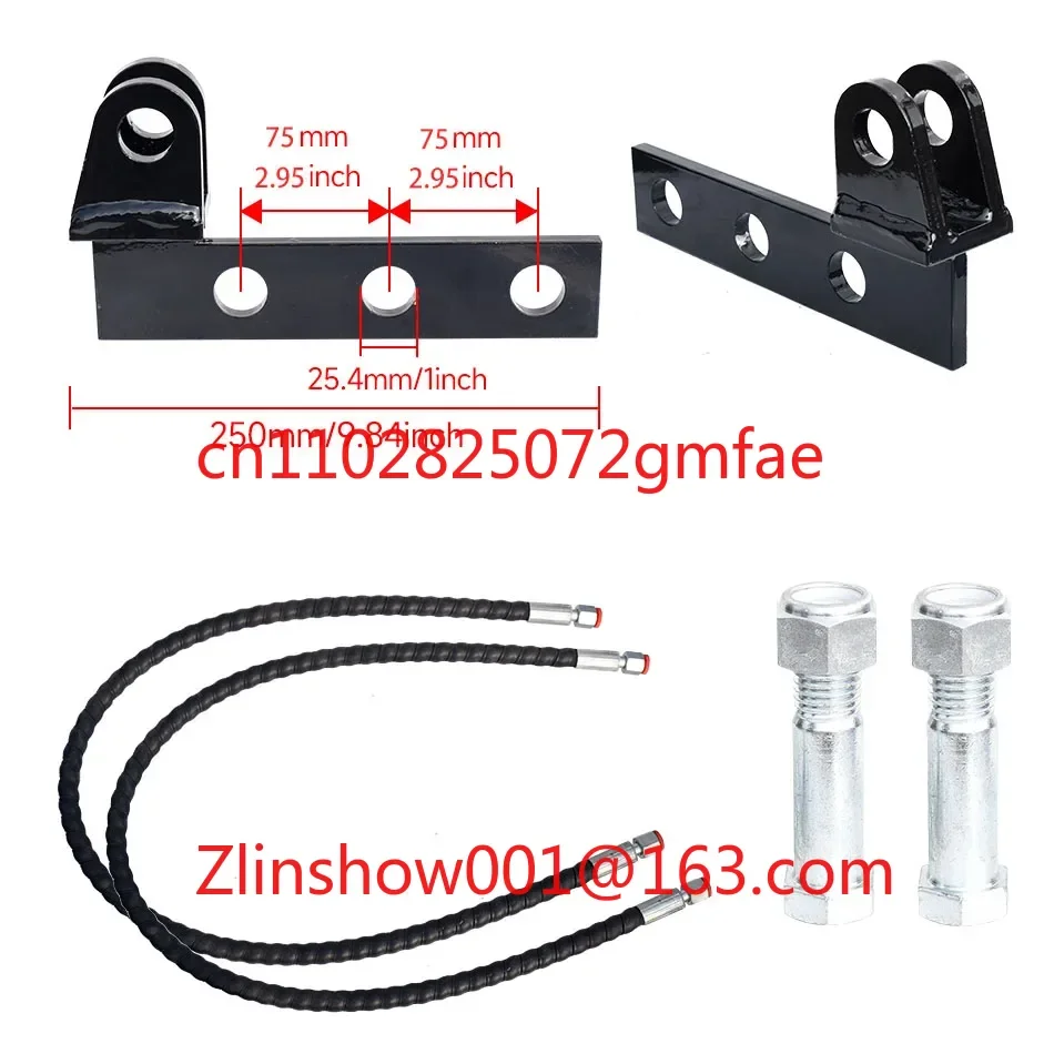 Mini Excavator Attachments 1-3 Tons Capacity Hydraulic Thumb Clamp Digger Small Digger Branch Gripper New River Construction