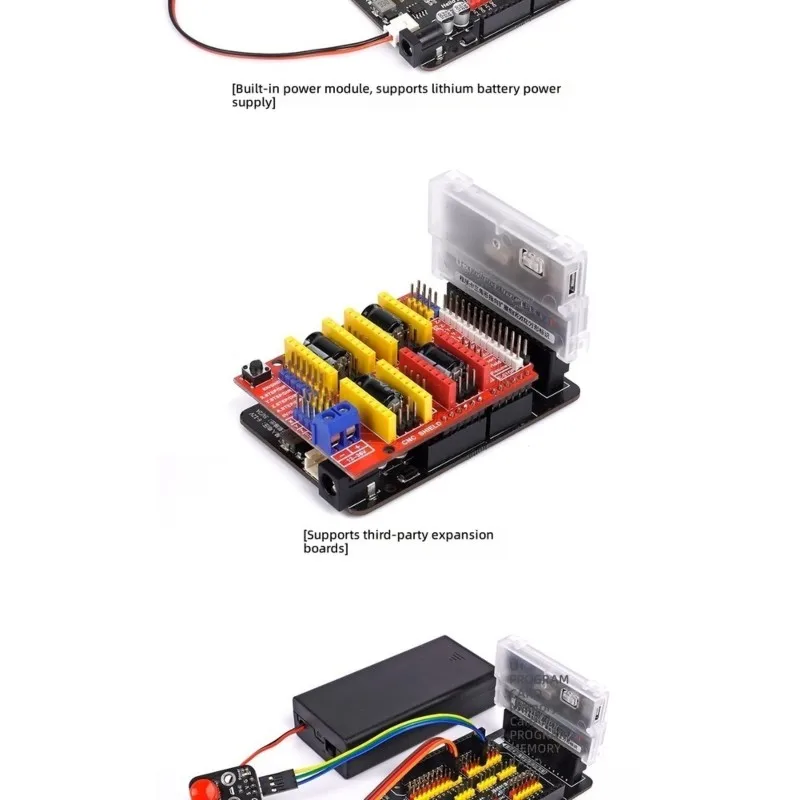 B63B-Program Card Expansion Board, Microcontroller Expansion Development Board