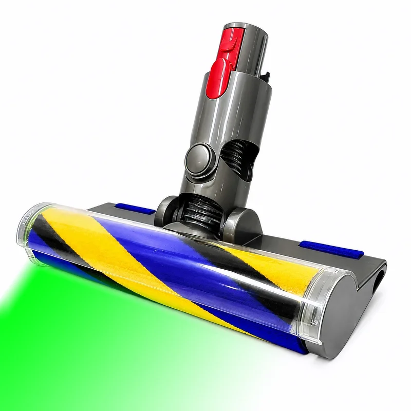 Soft Roller Floor Brush Replacement Vacuum Accessory for Dyson V8 V7 V15 V10 V11 Models Household Dust-Visible Floor Cleaning