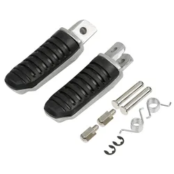 Areyourshop Front Footrests Foot Pegs For Suzuki V-Strom DL 650 1000 GSX 1250 1300 GSR 600 Foot Pegs Front Footrest