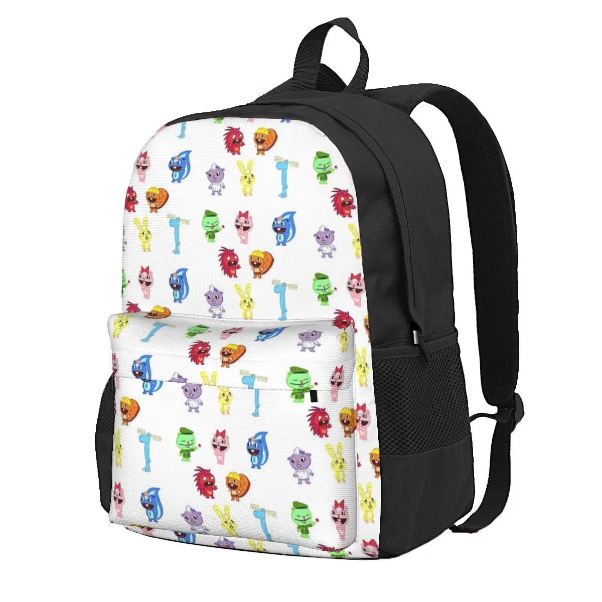 Happy Tree Friends Student Backpack School Bag Hiking Travel Daypack for Men Women Fashion Bookbag Shoulder Bags
