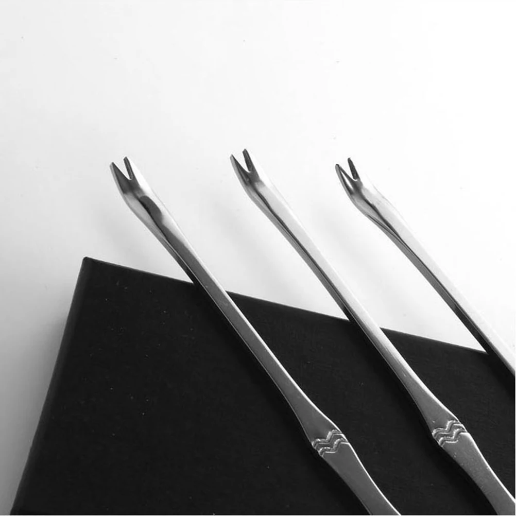 

5Pcs Stainless Steel Crab Forks Heavy Duty Seafood Forks Kitchen Gadget Perfect for Home Restaurant Kitchen Gadget