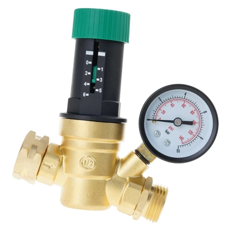 A2UC Water Pressure Reducer Valves DN20 Universal Fit For Caravans And Motorhome Water Supply System Pressure Regulator Valves