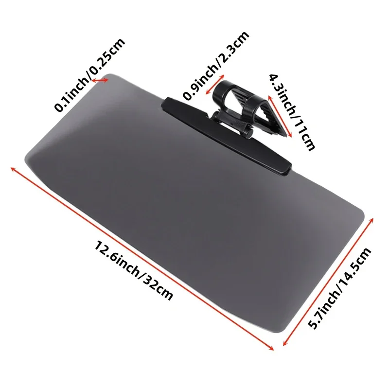 Anti-Glare UV Protection Car Sun Visor Extender Interior Sun Shade For Alfa Romeo Giulia Stelvio 4C Giulietta Tonale 156 159 166