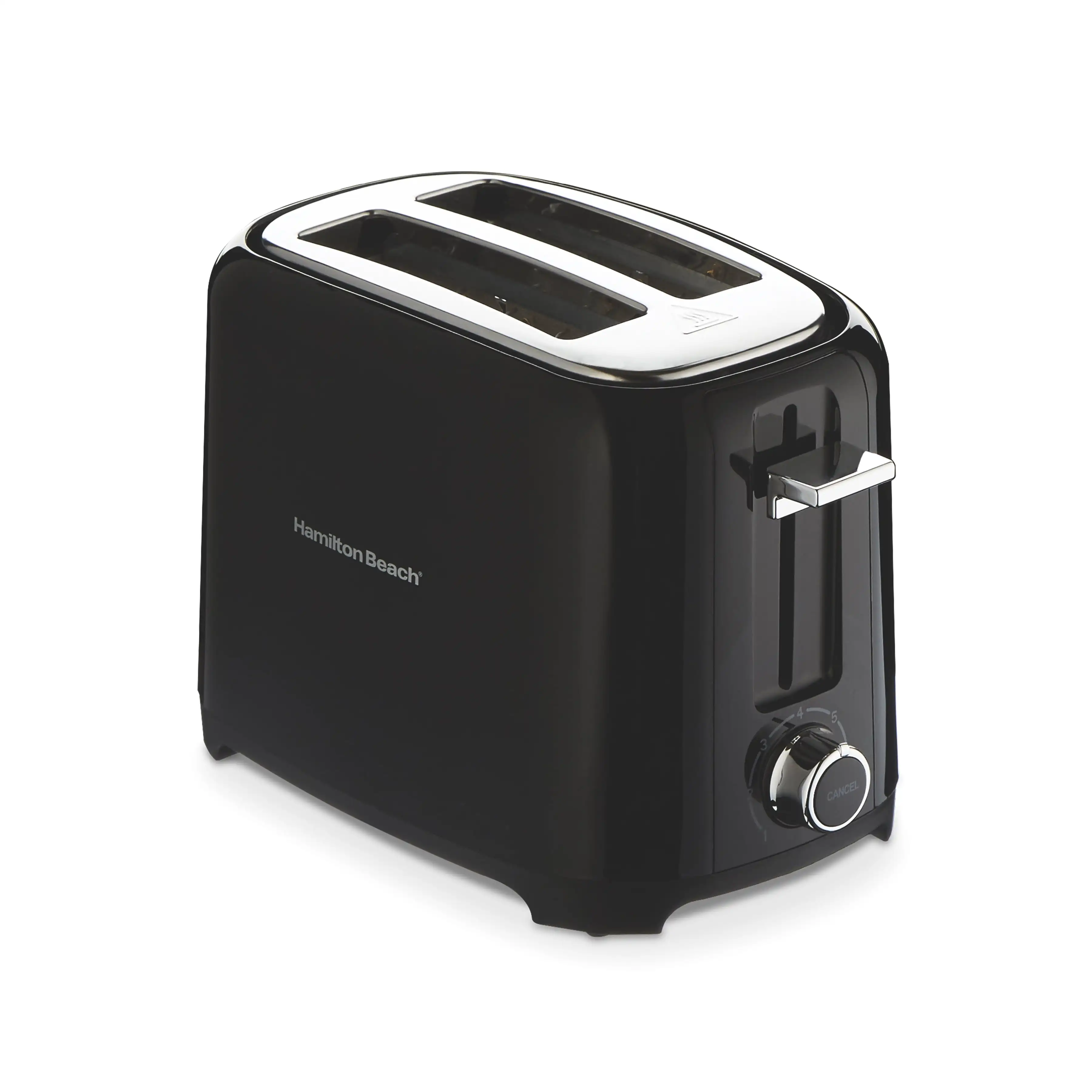 

2 Slice Toaster, Extra-Wide Slots, Chrome-Plated Lever, Black, 22217