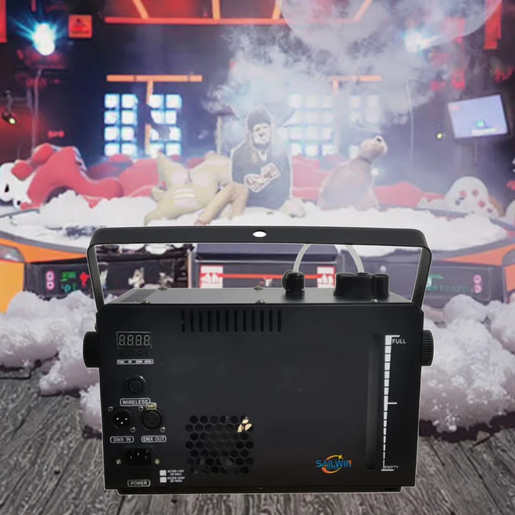 

Sailwin Портативная машина для тумана 500 Вт Hazer Machine Машина для сухого льда со спецэффектами для сцены DJ Ночной клуб Бар Дискотека