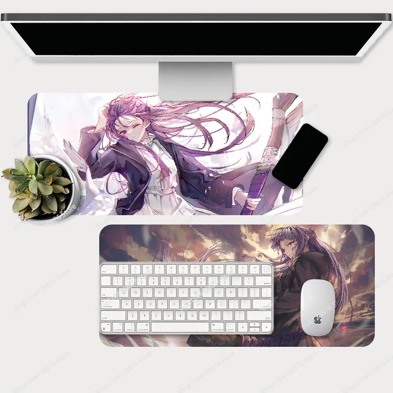 Fern F-Frieren Anime Mousepad Large Gaming Mouse Pad LockEdge Thickened Computer Keyboard Table Desk Mat