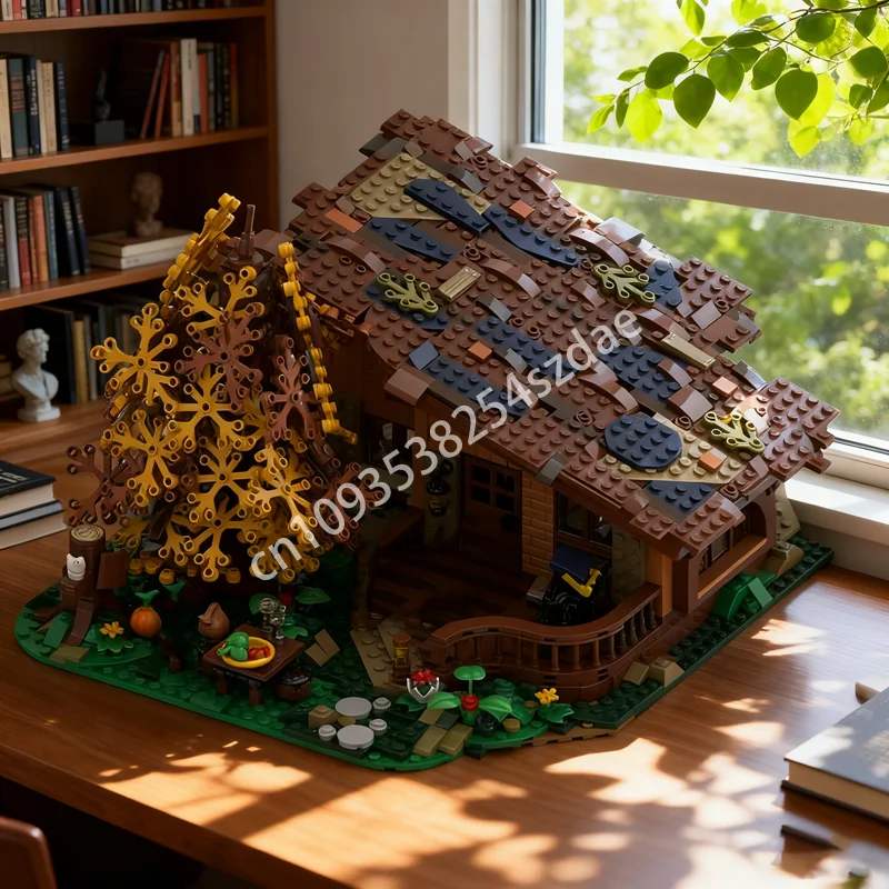 1729 قطعة MOC أفكار منزل التنوب ونماذج بناء هدية الكريسماس كتل العمارة لتقوم بها بنفسك لعبة فكرة إبداعية عيد ميلاد الاطفال #1