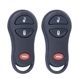 2 pcs GQ43VT17T For 1999 2000 2001 2002 2003 Chrysler Town and Country Voyager Dodge Caravan Dodge Ram Key Fob Remote