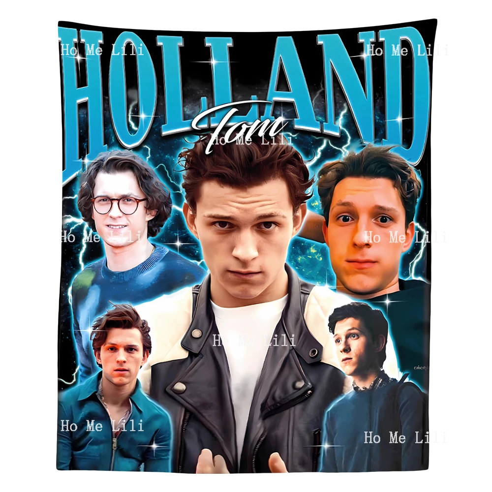 Vintage Tom Holland Merch Tapestry Wall Hanging For Bedroom Livingroom Modern Design