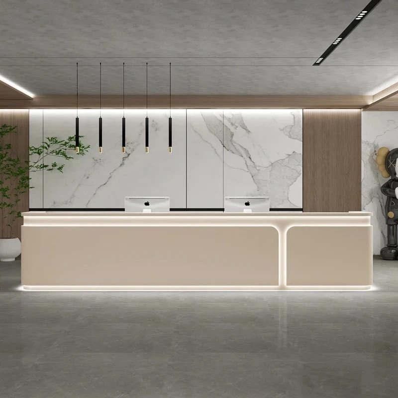

Executive Aesthetic Reception Desks Simple Company Best Desks Modern Luxury Salon Industrial Escritorio Commercial Furniture