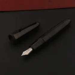 JinHao 9019 dadao Acrylic Fountain Pen Transparent Black Spin Pen 40MM Nib Stationery Office School Supplies Writing Ink Pens