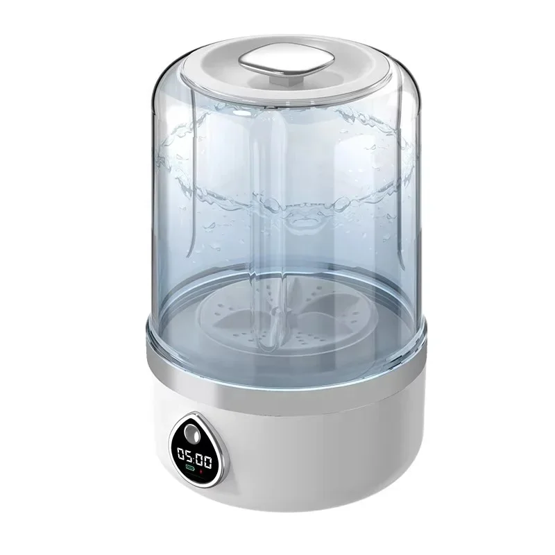 Mini Portable Washing Machine Wireless Charging Deep Cleaning Ladies Baby Underwear Socks Blu-ray Washing Machine