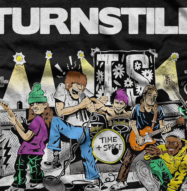 Turnstile Unisex T-Shirt - Glow On Merch - Music Band Tee - Artist Graphic Shirt for Gift