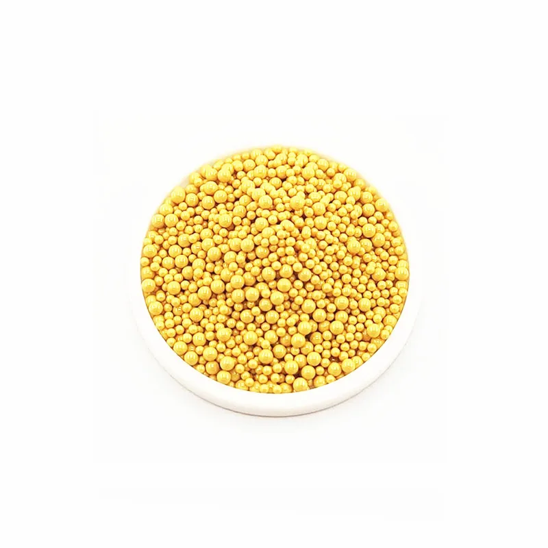 95 Zirconium Oxide Zirconia Ball Mill Grinding Media Beads Yellow Zirconium Balls Cerium Zirconium Petroleum Grinding Balls