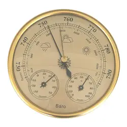 Precision 3 in 1 Barometer, Weather Station Barometer Thermometer Hygrometer for Indoor and Outdoor Use Humidity Meter