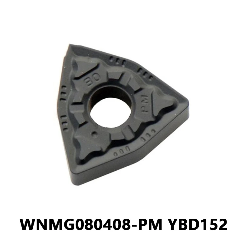 

CNC Inserts WNMG080408-PM YBD152 Peach Shaped Turning Blades WNMG 080408 PM Lathe Tool Cutting Machine for Cast Iron Processing