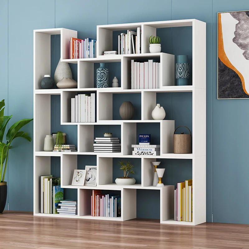 Combined Bookcase Bookcase Corner Bookshelf Easy Shelf Display Rack