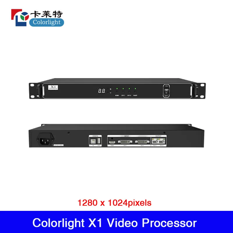 Colorlight X1 Video Processor ,1.3 Million Pixels Capacity,Support HDMI , DVI Interface