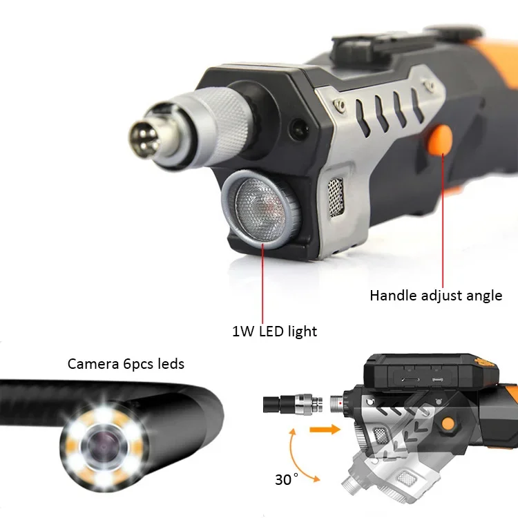 2M IR Snake Inspection security camera supplier  borehole camera inspection  drain pipe