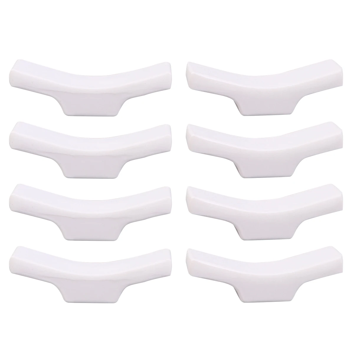 

8 Retro Resin Chopstick Holders White Storage Rest Stand for Spoon Fork Tableware Party Corrosion Resistant Kitchen Bar