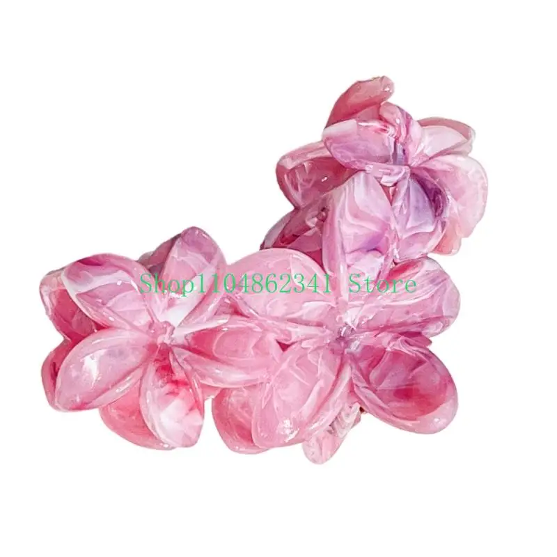 Fermaglio per capelli in resina con effetto marmo, presa forte, accessori per capelli alla moda, parrucchino alla moda per look casual e da ballo