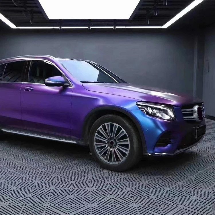 

Матовый бриллиант, фиолетовый, синий интерьер автомобиля, виниловая пленка, наклейка для гоночного автомобиля, наклейки на все тело автомобиля