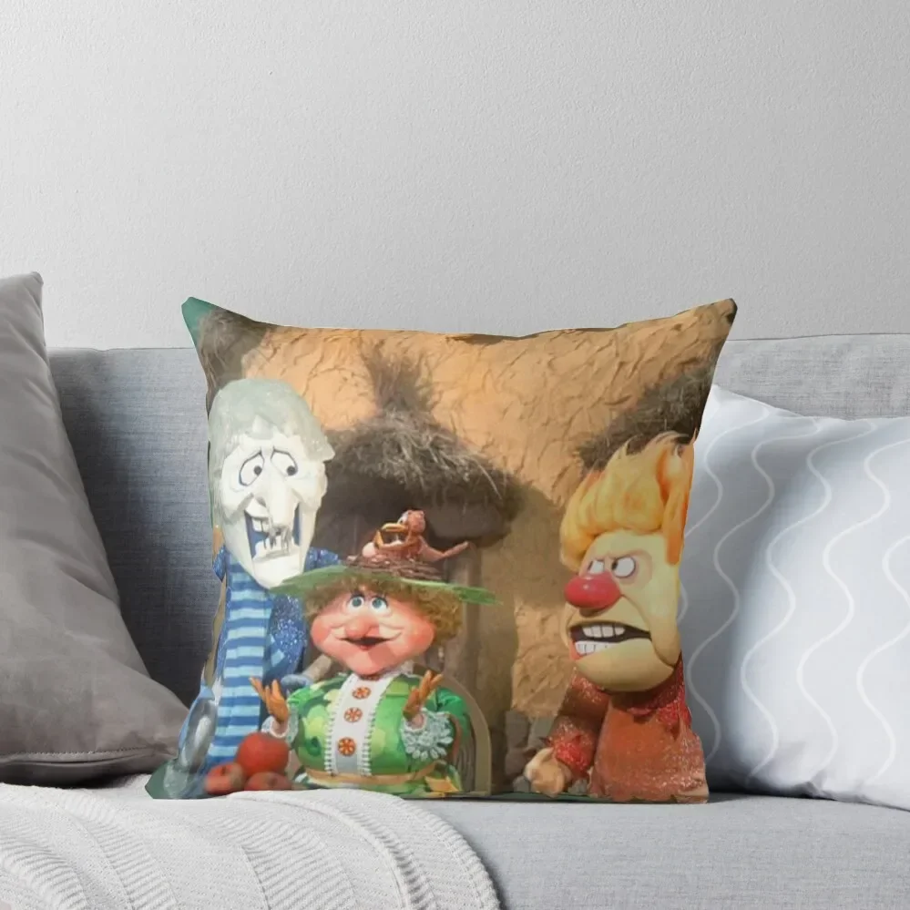 Miser Brothers and Mother Nature Throw Pillow Pillowcase Pillowcases Bed Cushions New year Cushions Home Decor pillow