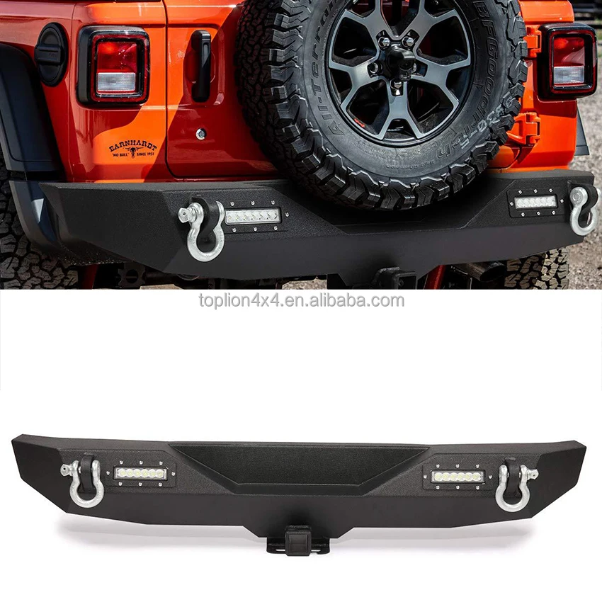 

Popular Other Exterior Car Accessories 4x4 Off-Road Accessories Steel Rear Bull bar for Wrangler JL