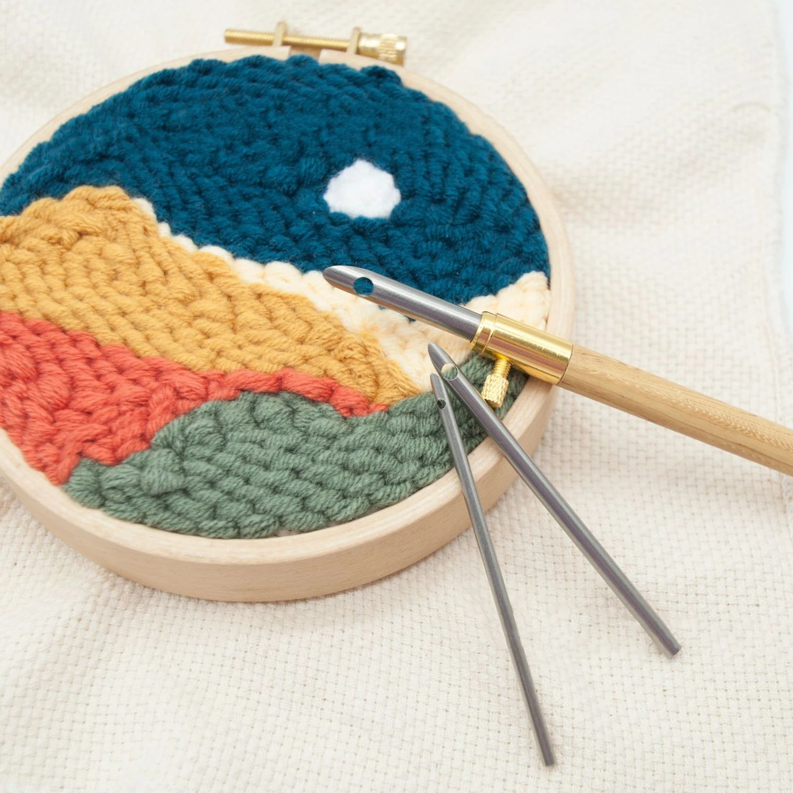

1 set Big Diameter Embroidery Pen Smooth Threading Needles for Domestic Curtain Decorative Paintings Crafts