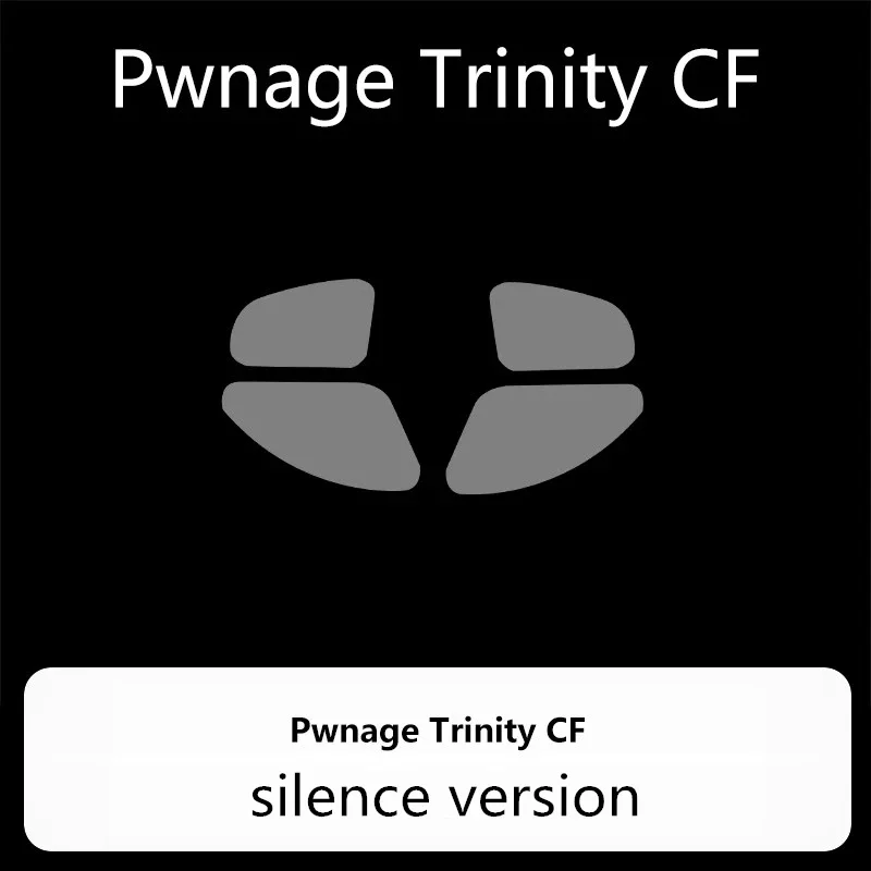 Ultraglide PTFE Mouse Skates For Pwnage Trinity CF Brake Control Speed Silence ICE Version E Version Mice Glides PTFE Feet 1 Set