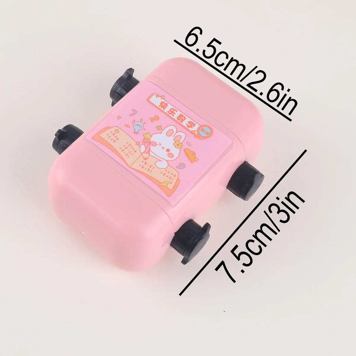 1 pc creative double-axis roller stamp, addition and subtraction, multiplication and division within 100, school supplies