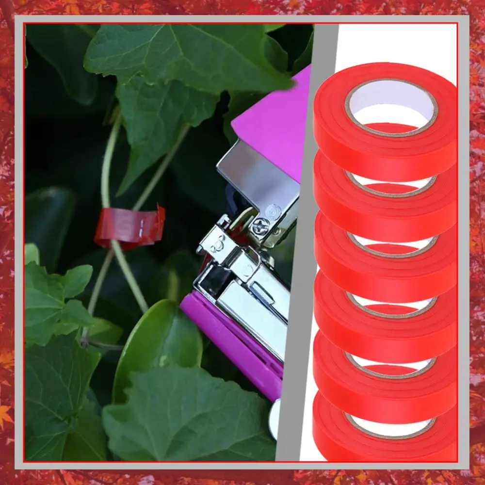 10/20Pcs Plant Branch Tie Tape Hand Tying Binding Tools with 1 Box Staple For Garden Tying Machine Vegetable Fruit Tree Tapenter