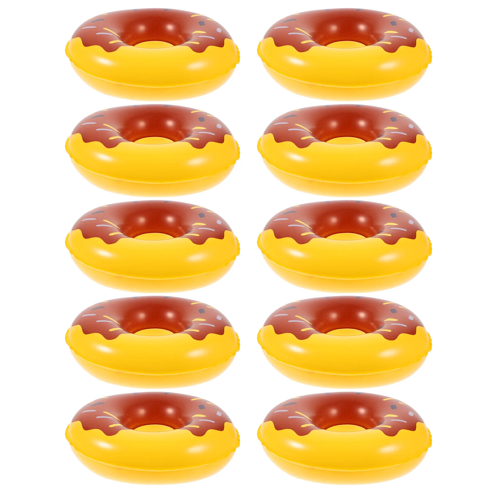 

10 Pcs Mini Swim Ring Rings Miniature House Decors Decorate Small