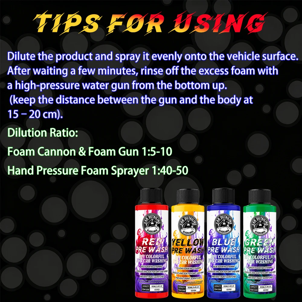 Pre wash foam bottle