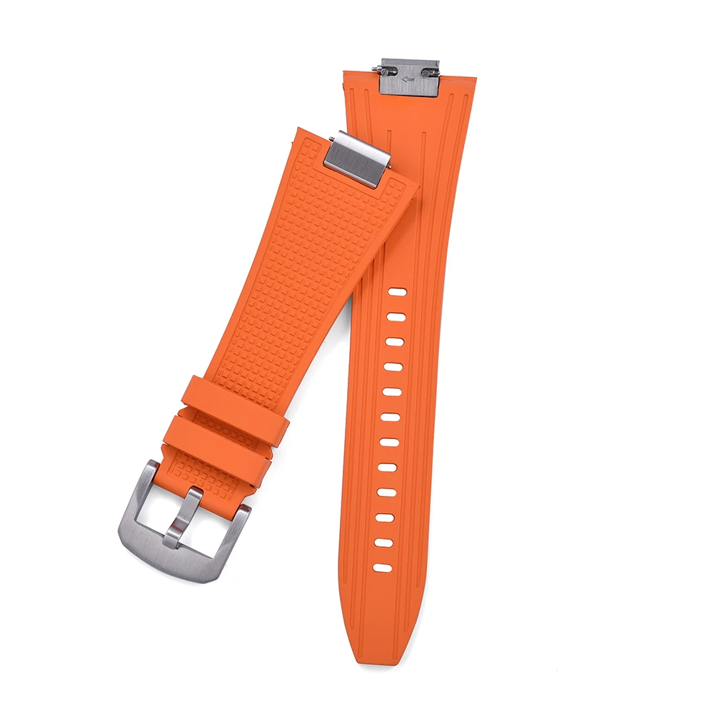 Breathable FKM Watch Strap With 12mm Quick Release Adapter Fit 40mm Prx Watch