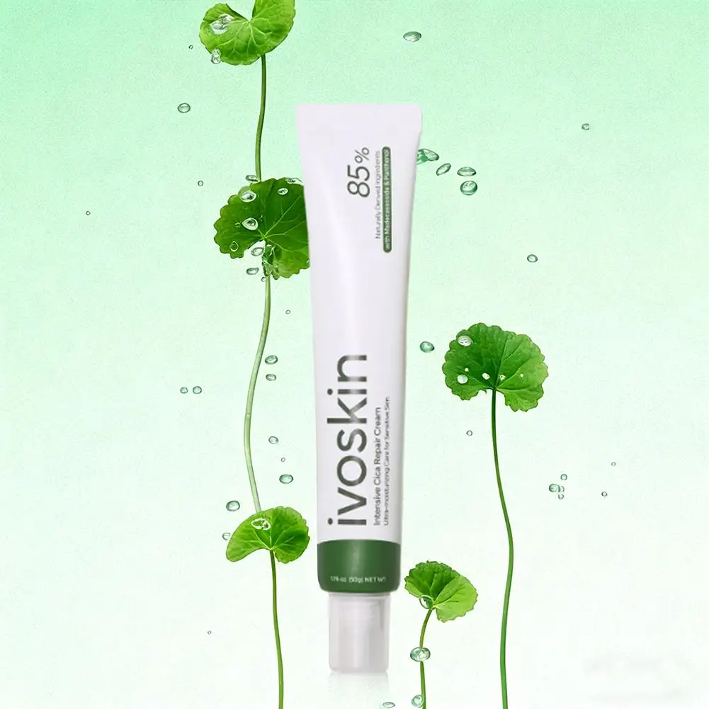 Centella Repair Cream Panthenol Soothing Face Moisturizer For Sensitive Damaged Skin Redness Relief 50g Gentle Daily Skincare