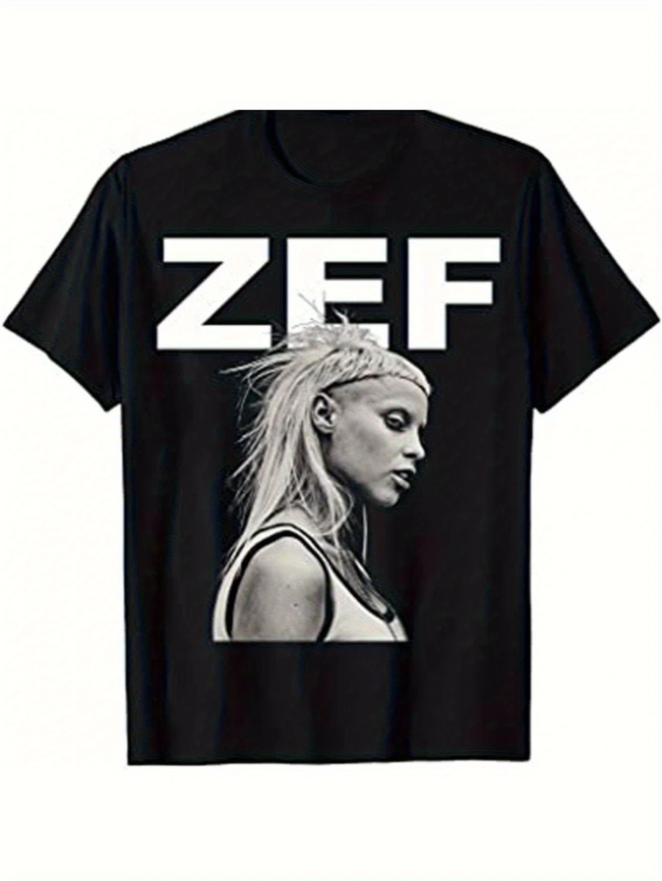 Antward Yolandi Visser Zef Graphic T-Shirt - Striking Retro Concert T-Shirt, Unisex Alternative Fashion Top
