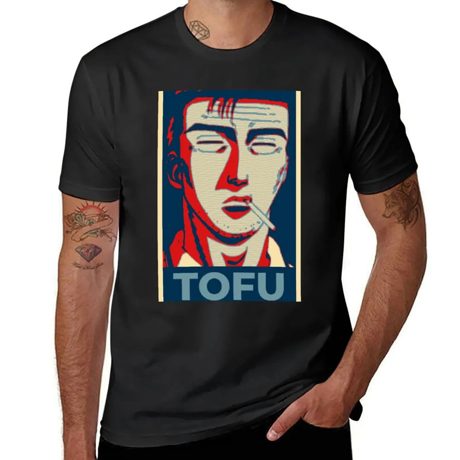 Initial D Tofu Bunta T-Shirt oversized graphic t shirts vintage graphic tee cheap stuff mens clothes