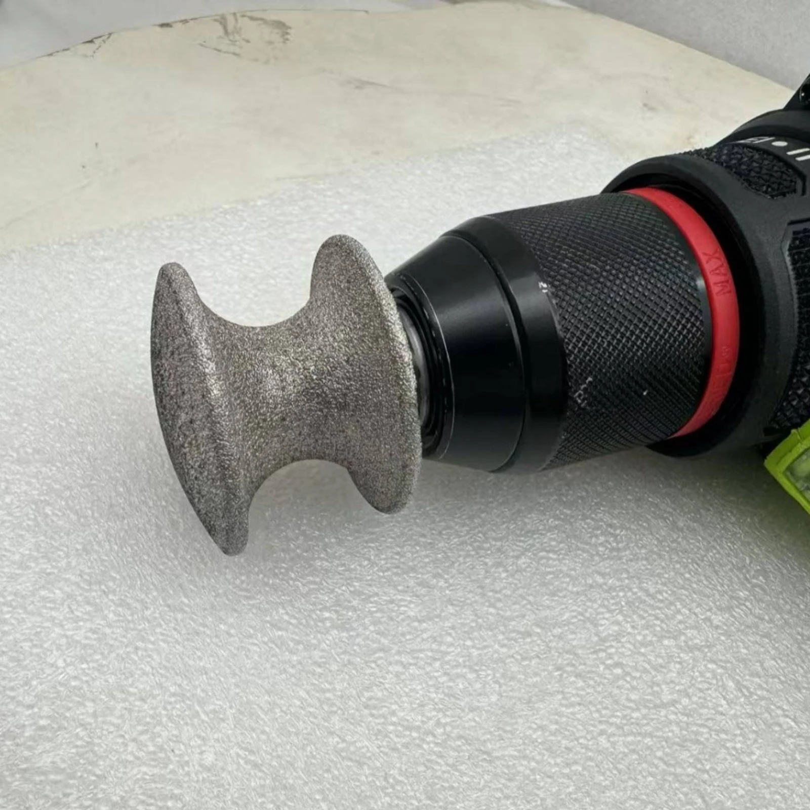 Diamond Tooth Sharpening Tool Rough-textured Grinding Head Power Tool Accessory with Abrasive Shank for Maintenance