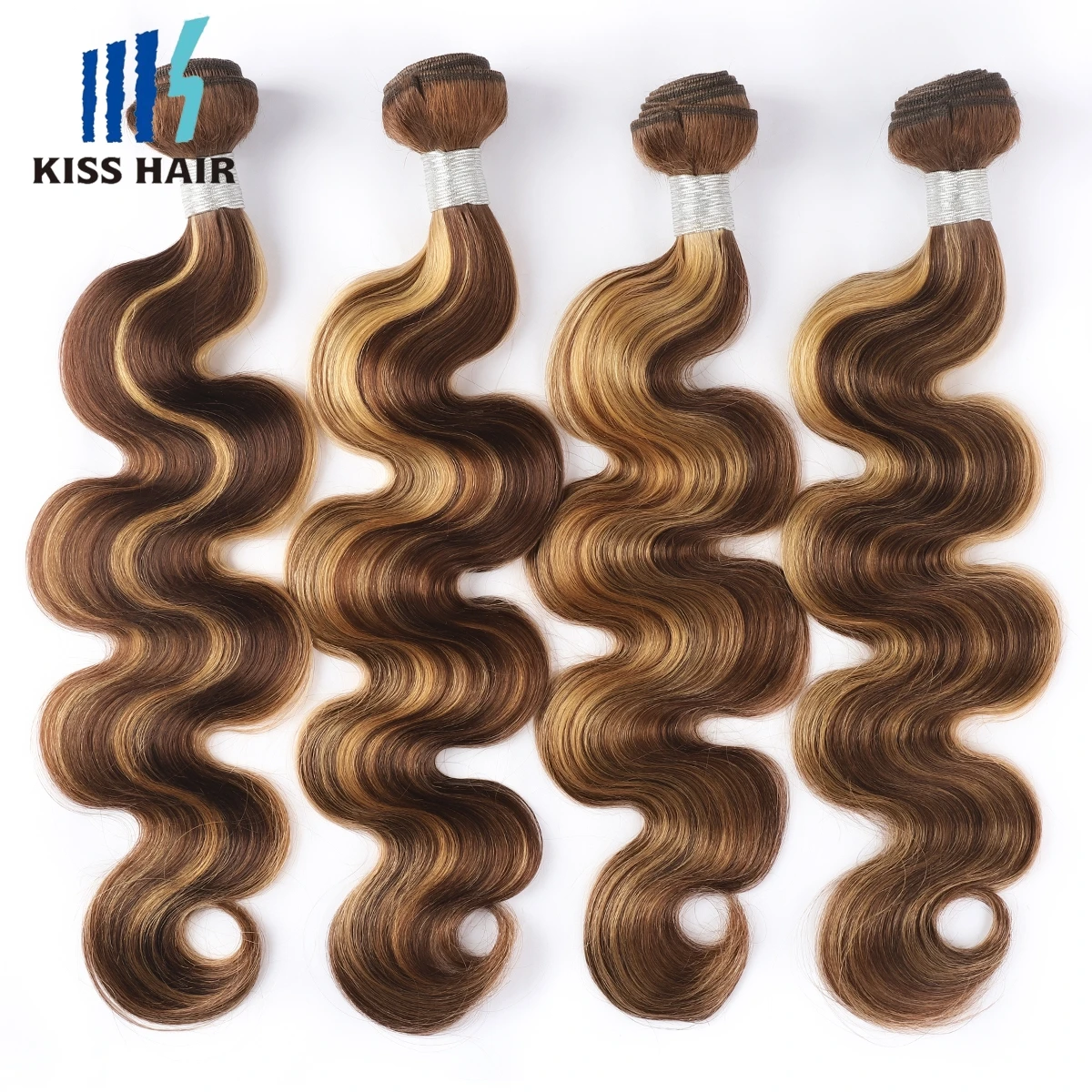 P4/27 Highlight Body Wave Bundles Human Hair Bundles Ombre Honey Blonde Bundle Brazilian Remy Hair Weave Extensions For Woman